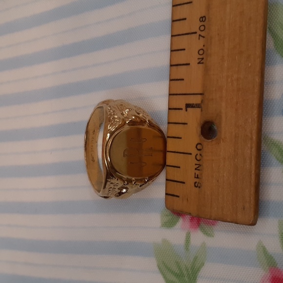 Lind Vintage Monogram Ring JRG 14KT HGE - Picture 5 of 8